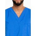 thumbnail image 4 of Landau Essentials V-Neck Scrub Top : 1 Pocket, Reversible, Unisex, Classic Relaxed Fit Medical Scrubs 7502, 4 of 8