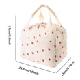 thumbnail image 3 of Lunchbags Lunch Bags for Girls, Washable Lunch Bags for Women, Thermal Insulated Lunch Bag, Lunch Cooler Bag Ladies Lunch Bag, White-2, 3 of 9