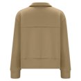 thumbnail image 4 of MeetoTime Half Zip Sweatshirt for Women Fall Casual Drop Shoulder Long Sleeve Pullover Tops, 4 of 5