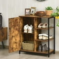 thumbnail image 4 of Costway Storage Cabinet Multipurpose Freestanding Cupboard w/3 Open Shelf & Door, 4 of 10