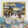 thumbnail image 1 of Designart Paris en Hiver de Noël I Art Mural Encadré Traditionnel, 1 of 4
