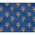 thumbnail image 4 of oneOone Cotton Flex Fabric Floral & Flying Swan Block Print Fabric By Yard 40 Inch Wide, 4 of 4