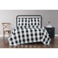 thumbnail image 1 of TRULY SOFT Ensemble de Courtepointe Très Grand TG à Carreaux Buffalo Noir pour Tous les Jours, 1 of 5