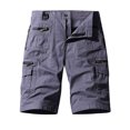 thumbnail image 1 of Plus Size Summer Tops Mens Plus Size Cargo Shorts Multi-Pockets Relaxed Summer Beach Shorts Pants Plus Size Summer Clothes Mens Cargo Shorts Elastic Waist Plus Size Cargo Pants, 1 of 9