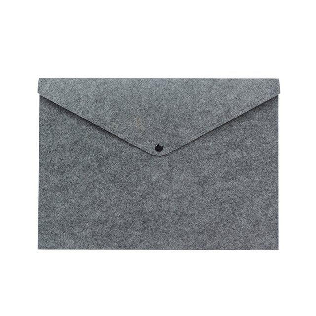 Youkk Convenient File Document Bag Store And Sort With Ease Easy Access To Supplies Felt Folder Organizer grey 1Set