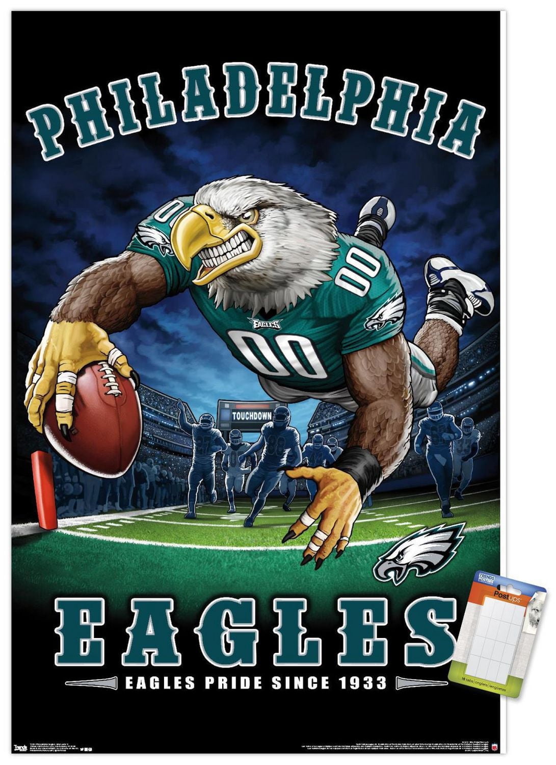 NFL Philadelphia Eagles - End Zone 17 Wall Poster, 22.375" x 34"