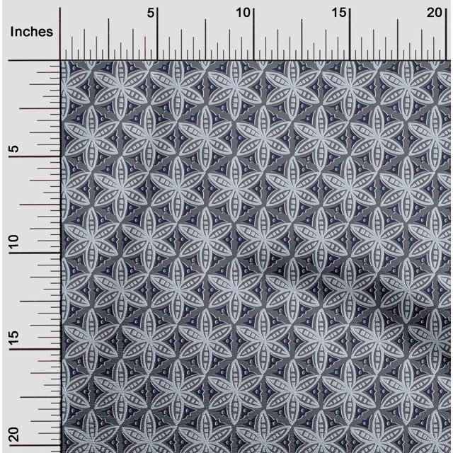 oneOone Tissu en Coton Flex Imprimé Floral par Yard 40 Pouces de Large