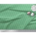 thumbnail image 2 of Soimoi Silk Fabric Ogee Small Printed Craft Fabric by The Yard 42 Inch Wide, 2 of 3