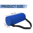 thumbnail image 3 of Lumbar Roll Pillow For Lower Back Support – Memory Back Support Cushion With Elastic Strap Washable Cover – Ergonomic Neck Roll Pillow For Chair Car Travel – 11 Inch, 3 of 9