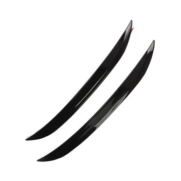Aramox Wheel Eyebrow Strip, Car Wheel Arch Trim Glossy Black Wheel Eyebrow Strip Protector Flare Moulding Trim Lips Universal Fit For Most Cars