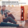 thumbnail image 3 of Equator 9 Bottles WINE REFRIGERATOR 1-Zone Freestanding/Builtin 7 Color LED 110V, 3 of 10