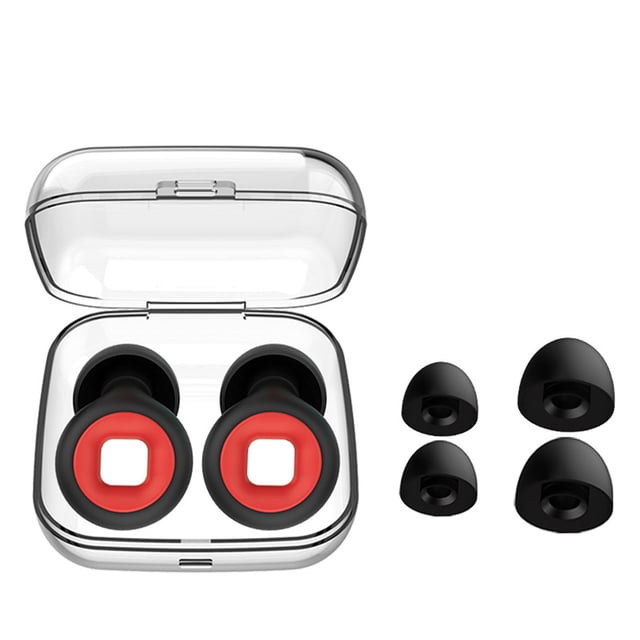 Rbaofujie Bouchons d'Oreilles pour Moto Protection Auditive contre le Vent 24 DB Réduction du Bruit