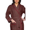 thumbnail image 4 of Moomaya Printed Robe For Girls Cotton Bathrobes For Women Wrap Dressing Gown, 4 of 6