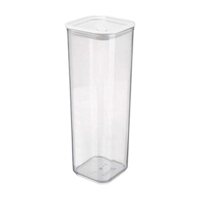 Airtight Food Storage Container 2200 ml Clear Plastic Cereal Container with Easy-Lock Lid for Pantry Organization and Storage