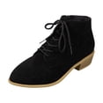 thumbnail image 2 of LSLJS Western Boot Trend Casual Short Tube Retro Style Thick Heeled Pointed New Women's Boots, 2 of 7