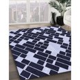 thumbnail image 2 of Ahgly Company Tapis Rectangulaire d'Intérieur à Motifs Bleu Nuit, 4 Pieds x 6 Pieds, 2 of 6