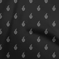 thumbnail image 1 of oneOone Viscose Chiffon Black Fabric Asian Floral Block Craft Projects Decor Fabric Printed By The Yard 42 Inch Wide, 1 of 5