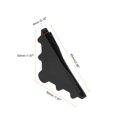 thumbnail image 2 of Uxcell Lot de 50 Protecteurs d'Angle 4x65mm Plastique Triangle Gardes d'Angle Coussin, Noir, 2 of 6