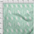 thumbnail image 2 of oneOone Polyester Lycra Fabric Parallelogram & Triangle Geometric Printed Fabric 1 Yard 56 Inch Wide, 2 of 4
