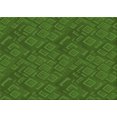 thumbnail image 1 of Ahgly Company Machine Washable Indoor Rectangle Transitional Dark Lime Green Area Rugs, 2' x 4', 1 of 7