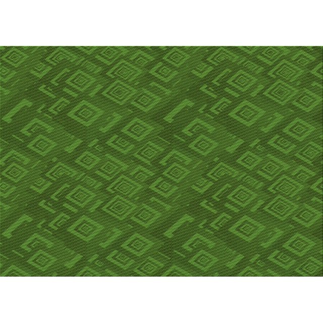 Ahgly Company Machine Washable Indoor Rectangle Transitional Dark Lime Green Area Rugs, 2' x 4'