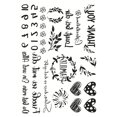 thumbnail image 3 of Fridja Christmas Candle Stickers with Various Pattern, Candle Tattoos Christmas Decoration, Water Slide Film Candles for Christmas Decoration, Candle Decorating, Ultra Light Water Sticker(Black), 3 of 3
