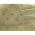 thumbnail image 4 of oneOone Georgette Viscose Fabric Geometric Hash & Stripe Block Printed Fabric 1 Yard 42 Inch Wide, 4 of 4