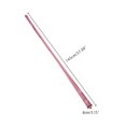 thumbnail image 4 of INSPIRE CHIC Men's Solid Color Narrow Stripes Necktie Graduation Suit Formal Ties Dusty Pink, 4 of 5