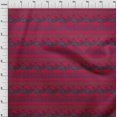 thumbnail image 3 of oneOone Viscose Chiffon Fabric Floral & Peacock Block Print Sewing Fabric BTY 42 Inch Wide, 3 of 4