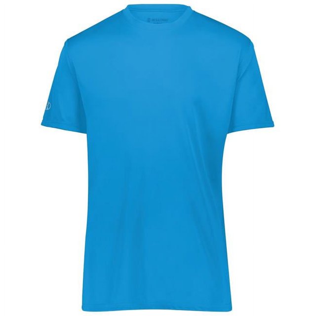 Holloway 222818.812.L Adult Momentum T-Shirt, Power Blue - Large