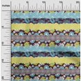 thumbnail image 2 of oneOone Cotton Flex Brown Fabric Floral Craft Projects Decor Fabric Printed By The Yard 40 Inch Wide, 2 of 5