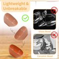 thumbnail image 4 of 12PCS 4.5 OZ Small Dessert Bowls, Small Plastic Bowls,Unbreakable Wheat Straw Dipping Bowls, Mini Prep Bowls for Salsa, Side Dishes, Snacks, Fruit, Desserts, Appetizers, 4 of 7