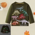 thumbnail image 2 of Yammkia T-Shirt à Manches Longues Garçons Filles Manches Raglan T-Shirts Mode Automne Col Rond Hauts Mignons à Blocs de Couleur Manches Longues Taille 7-8 (AG,7-8 Ans), 2 of 9