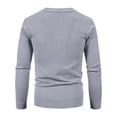 thumbnail image 3 of QIPOPIQ Cardigans Décontractés pour Hommes Coupe Ajustée Col en V Basique Conçus Manches Longues Boutonnés Liquidation, 3 of 7