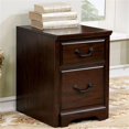 thumbnail image 1 of Benzara BM123025 Armoire de Style Transitionnel avec Roulettes&44; Noyer Foncé, 1 of 1