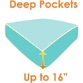 thumbnail image 2 of Microfiber Three Line Embroide Softest Piece Bed Sheet Set Wrinkle and Fade Queen, 2 of 3