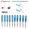 thumbnail image 4 of 10pcs Mini Slotted Cross Screwdrivers For X-box Laptop Repair Tool 1.5/2.0/3.0mm, 4 of 5
