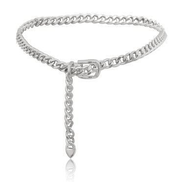 Chaîne de Taille Mode Simple Ajustable Grosse Chaîne de Ventre Ceinture de Taille Chaîne Corporelle