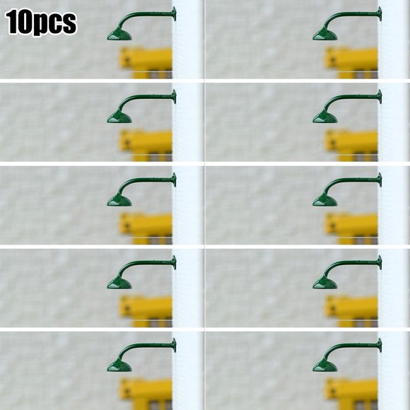 suyin 10 X Oo / Ho Gauge Led Wall Lights Model Street Lamps Railway Lamp Posts