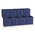 thumbnail image 1 of Sorbus Fabric Storage Bins 11" Foldable Cubes With Handles For Pantry, Cubbies, Toy And Closet Shelving Organization - 8Pk, 1 of 7