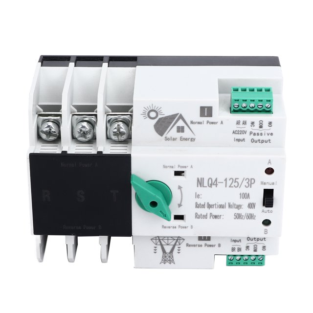 Interrupteur de Sélection Électrique à Double Circuit de Transfert de Puissance Sans Interruption 400V 100A