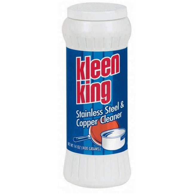 Bon Ami 14 Oz Kleen King Stainless Steel &amp;amp;amp;amp; Copper Cleaner  03020 14oz - Pack of 12