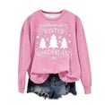 thumbnail image 4 of Jsaierl Chandails en Molleton de Noël Grande Taille pour Femmes Imprimé Arbre de Noël Décontracté Col Rond Chandail Automne Manches Longues 2024, 4 of 4