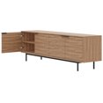 thumbnail image 4 of Nexera Hamilton 70 inch TV Stand with 4 Storage Cabinets, Light Walnut, 4 of 6