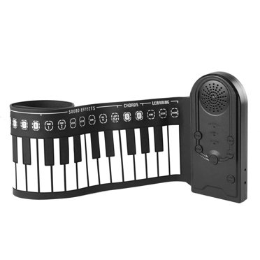 AMERTEER 49 Keys Roll Up Piano Foldable Portable Hand Roll Piano with Built-in for KidsAdultsBeginners