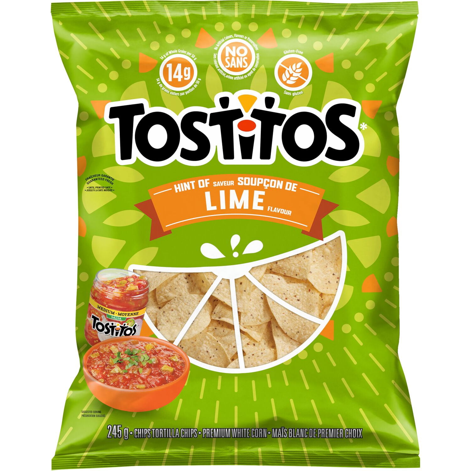 Tostitos Hint of Lime Restaurant Style Tortilla Chips