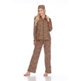 thumbnail image 1 of White Mark Pyjama Trois Pièces à Boutons pour Femme, 1 of 6
