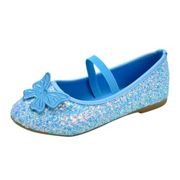 TJAZFJPA Espadrilles pour Tout-Petits Fille Blanches Chaussures pour Enfants Chaussures Plates Chaussures en Cristal avec Paillettes Nœud Chaussures de Danse pour Filles Espadrilles pour Tout-Petits Fille Chaussures-Chaussettes pour Tout-Petits Fille