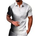 thumbnail image 1 of Cameland Ensemble Estival de Survêtement pour Hommes, Chemise Mode Décontractée à Manches Courtes, Blouse et Chemise à Col Rabattu à Manches Courtes, 1 of 5
