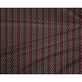 thumbnail image 4 of oneOone Polyester Lycra Fabric Dot & Chevron Block Print Fabric BTY 56 Inch Wide, 4 of 4